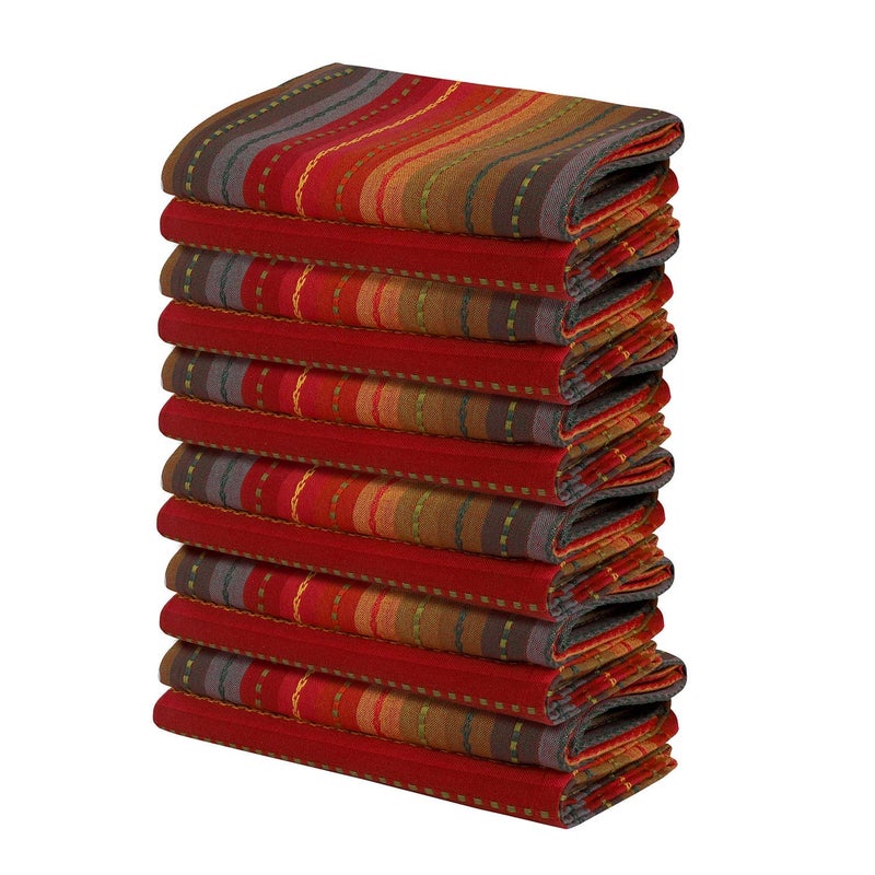 DG Collections Cloth Dinner Napkins, Set of 12, 100% Cotton Reusable Napkins, 20 x 20 Inches Over Sized Dinner Napkins Used as Cloth Easter Napkins, Mother Day Napkins, Wedding Napkins - Image 3